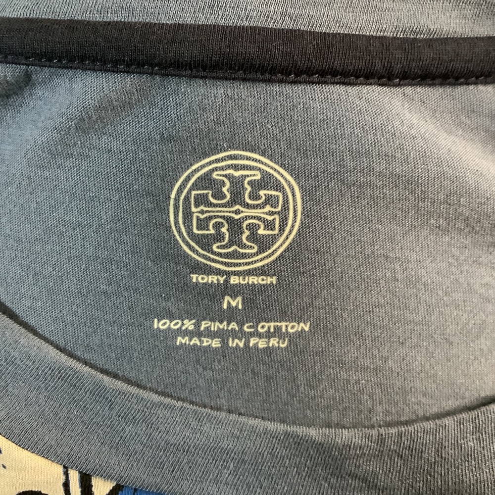 TORY BURCH Printed Cotton Top 41 - Picture 4 of 9